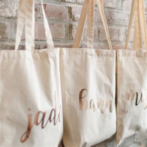 Shopping bag, Cotton canvas & gold